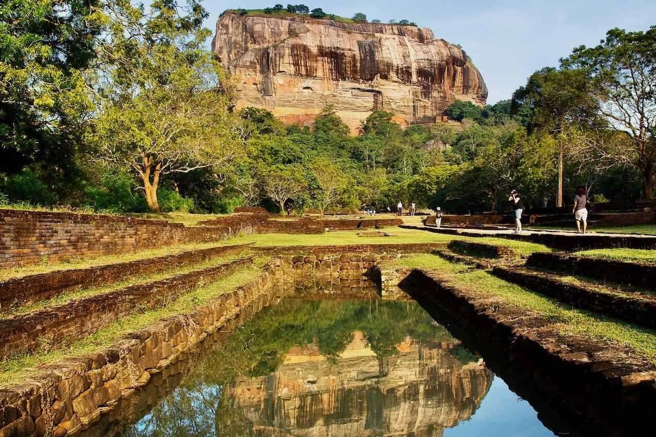 Sigiriya Rock in Sigiriya, Sri Lanka