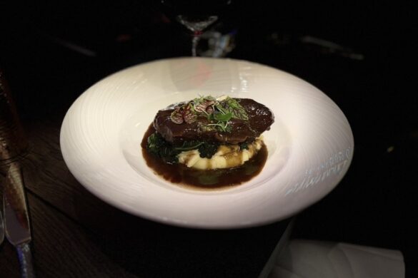 Slow braised feather blade of beef at the Soak - British classics